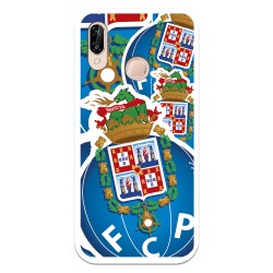 Funda para Huawei P20 Lite del Fútbol Club Oporto Escudo Dibujo  - Licencia Oficial Fútbol Club Oporto