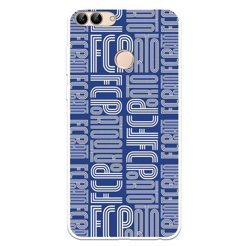 Funda para Huawei P Smart del Fútbol Club Oporto Nombre Fondo Azul  - Licencia Oficial Fútbol Club Oporto