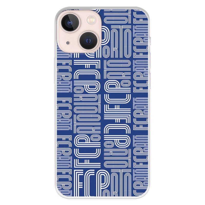 Funda para iPhone 13 Mini del Fútbol Club Oporto Nombre Fondo Azul  - Licencia Oficial Fútbol Club Oporto