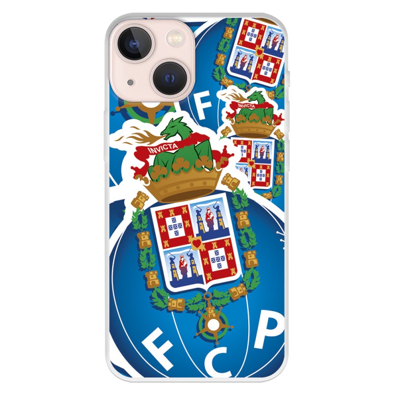 Funda para iPhone 13 Mini del Fútbol Club Oporto Escudo Dibujo  - Licencia Oficial Fútbol Club Oporto