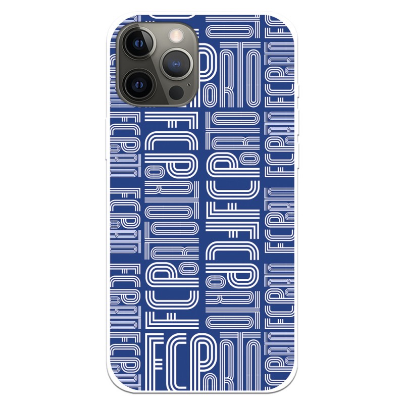 Funda para iPhone 12 Pro Max del Fútbol Club Oporto Nombre Fondo Azul  - Licencia Oficial Fútbol Club Oporto