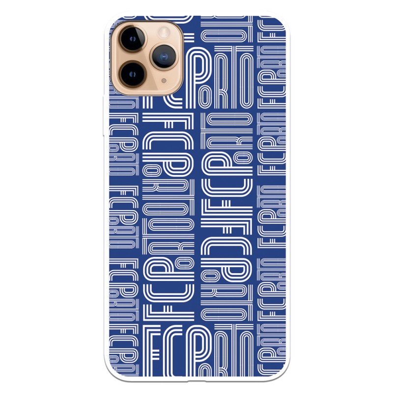 Funda para iPhone 11 Pro Max del Fútbol Club Oporto Nombre Fondo Azul  - Licencia Oficial Fútbol Club Oporto