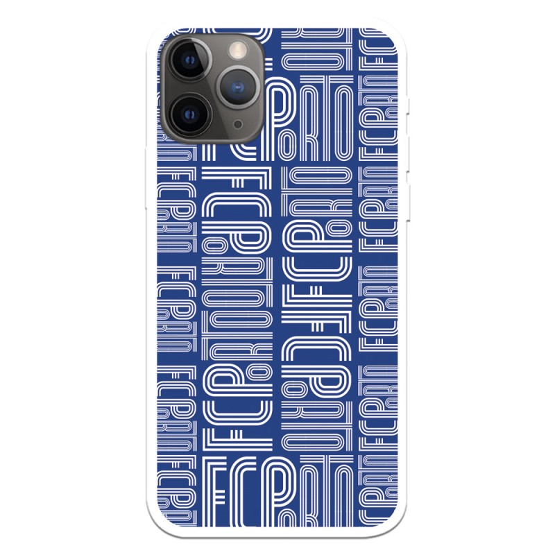 Funda para iPhone 11 Pro del Fútbol Club Oporto Nombre Fondo Azul  - Licencia Oficial Fútbol Club Oporto