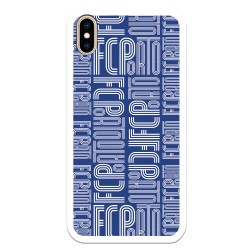 Funda para iPhone XS Max del Fútbol Club Oporto Nombre Fondo Azul  - Licencia Oficial Fútbol Club Oporto