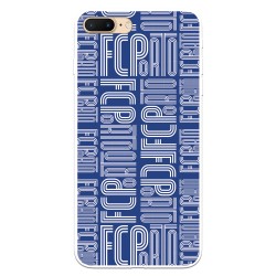 Funda para iPhone 7 Plus del Fútbol Club Oporto Nombre Fondo Azul  - Licencia Oficial Fútbol Club Oporto