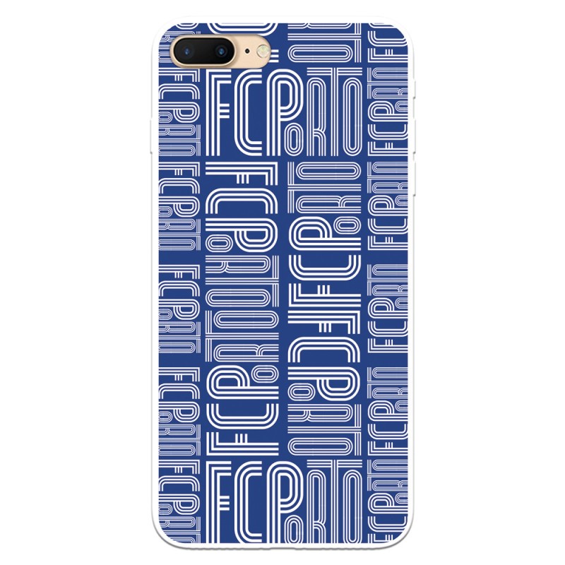 Funda para iPhone 7 Plus del Fútbol Club Oporto Nombre Fondo Azul  - Licencia Oficial Fútbol Club Oporto