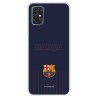 Funda para ZTE Blade V2020 del FC Barcelona Barsa Fondo Azul  - Licencia Oficial FC Barcelona