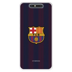 Funda para ZTE Blade V8 del FC Barcelona Rayas Blaugrana  - Licencia Oficial FC Barcelona