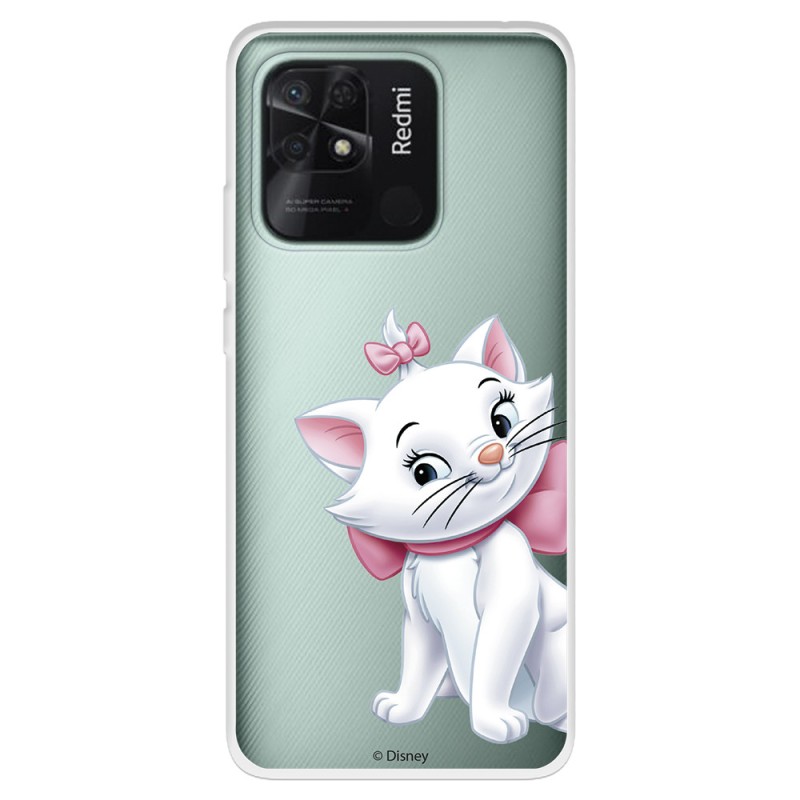 Funda para Xiaomi Redmi 10C Oficial de Disney Marie Silueta - Los Aristogatos