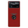 Funda para Xiaomi Poco X4 Pro del Escudo Fondo Granate  - Licencia Oficial Benfica