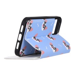 Funda Libro Multifuncional Bulldog Frenchy para iPhone 12 Pro