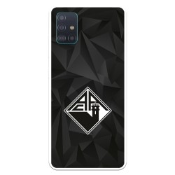 Funda para Samsung Galaxy A51 del Académica de Coimbra Escudo Fondo Negro  - Licencia Oficial Académica de Coimbra