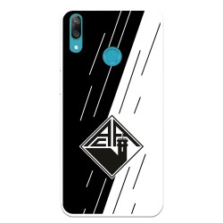 Funda para Huawei Y7 2019 del Académica de Coimbra Escudo Bicolor  - Licencia Oficial Académica de Coimbra