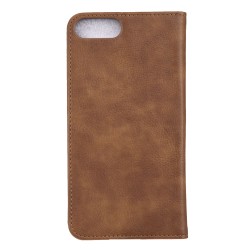 Funda Libro Multifuncional Marrón para iPhone 7 Plus