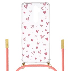 Funda Silicona Colgante Corazones para Oppo A5 2020