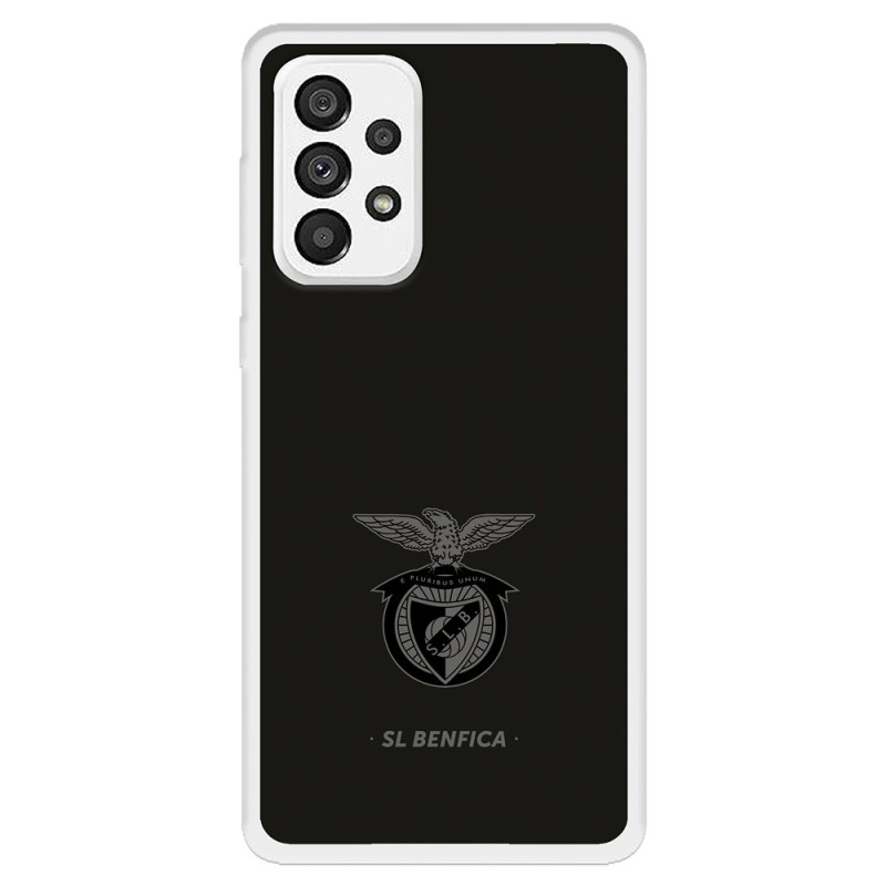 Funda para Samsung Galaxy A73 5G del Escudo Fondo Negro  - Licencia Oficial Benfica