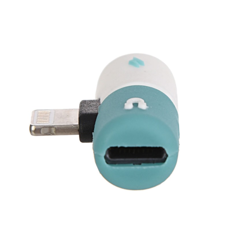 Adaptador Lightning USB - Auriculares Verde thumbnail