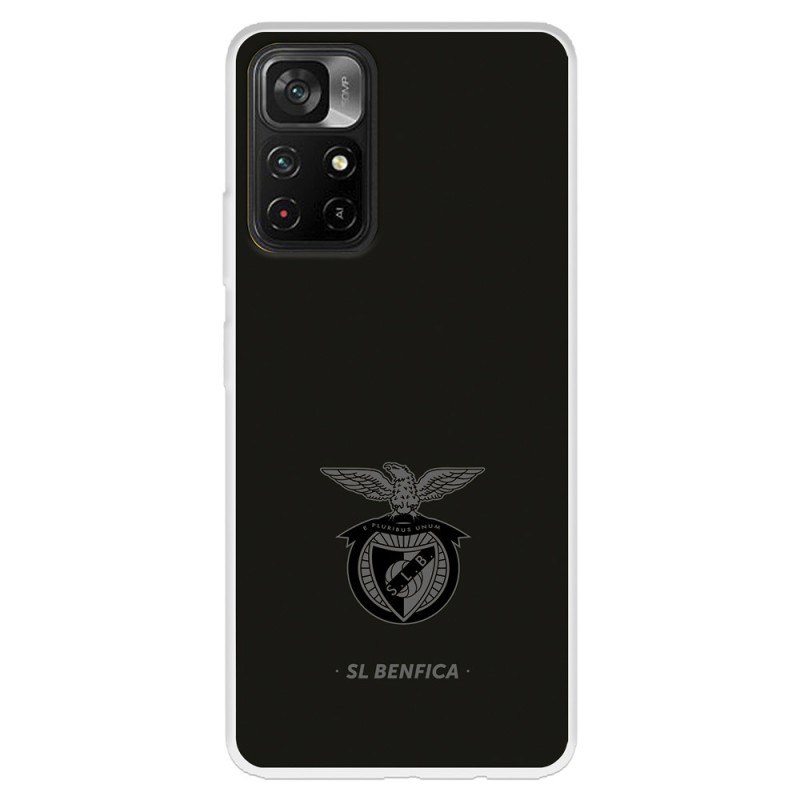 Funda para Xiaomi Poco M4 Pro 5G del Escudo Fondo Negro  - Licencia Oficial Benfica