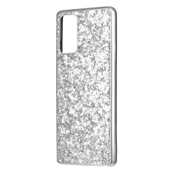 Funda Brillantina Plata para Samsung Galaxy Note20