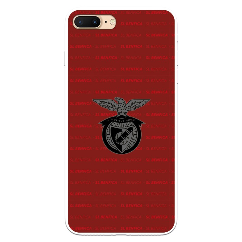 Funda para iPhone 7 Plus del Escudo Fondo Granate  - Licencia Oficial Benfica