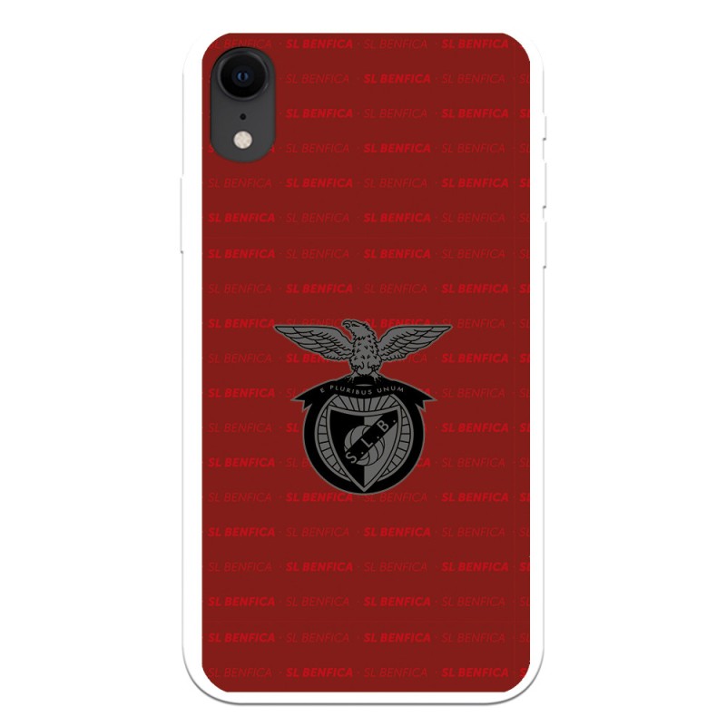 Funda para iPhone XR del Escudo Fondo Granate  - Licencia Oficial Benfica