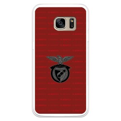 Funda para Samsung Galaxy S7 del Escudo Fondo Granate  - Licencia Oficial Benfica