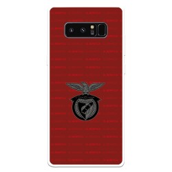 Funda para Samsung Galaxy Note8 del Escudo Fondo Granate  - Licencia Oficial Benfica