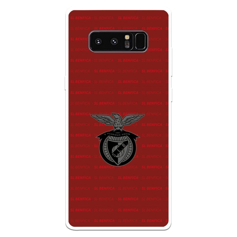 Funda para Samsung Galaxy Note8 del Escudo Fondo Granate  - Licencia Oficial Benfica