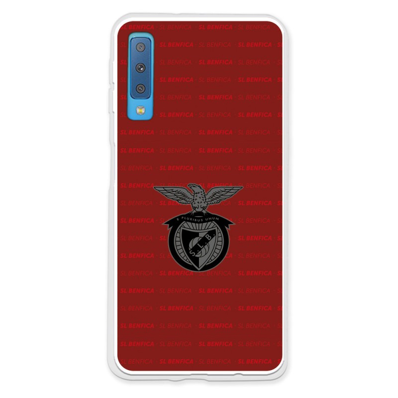 Funda para Samsung Galaxy A7 2018 del Escudo Fondo Granate  - Licencia Oficial Benfica