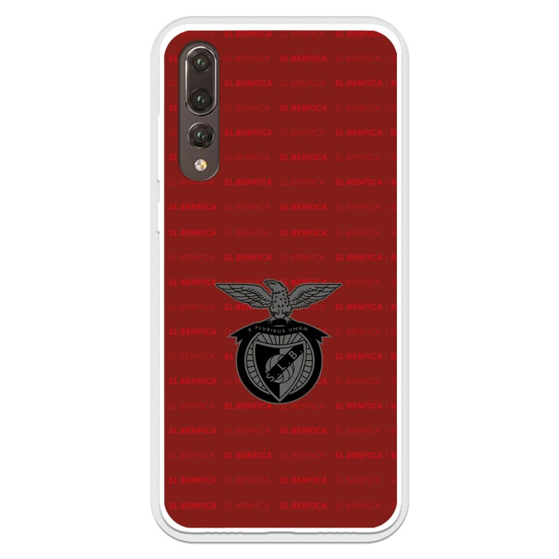 Funda para Huawei P20 Pro del Escudo Fondo Granate  - Licencia Oficial Benfica