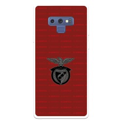 Funda para Samsung Galaxy Note9 del Escudo Fondo Granate  - Licencia Oficial Benfica