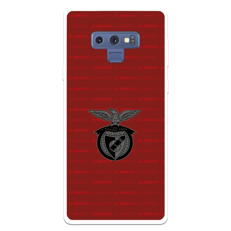 Funda para Samsung Galaxy Note9 del Escudo Fondo Granate  - Licencia Oficial Benfica