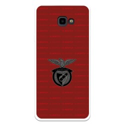 Funda para Samsung Galaxy J4 Plus del Escudo Fondo Granate  - Licencia Oficial Benfica