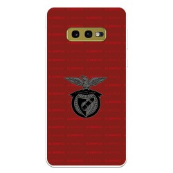 Funda para Samsung Galaxy S10e del Escudo Fondo Granate  - Licencia Oficial Benfica