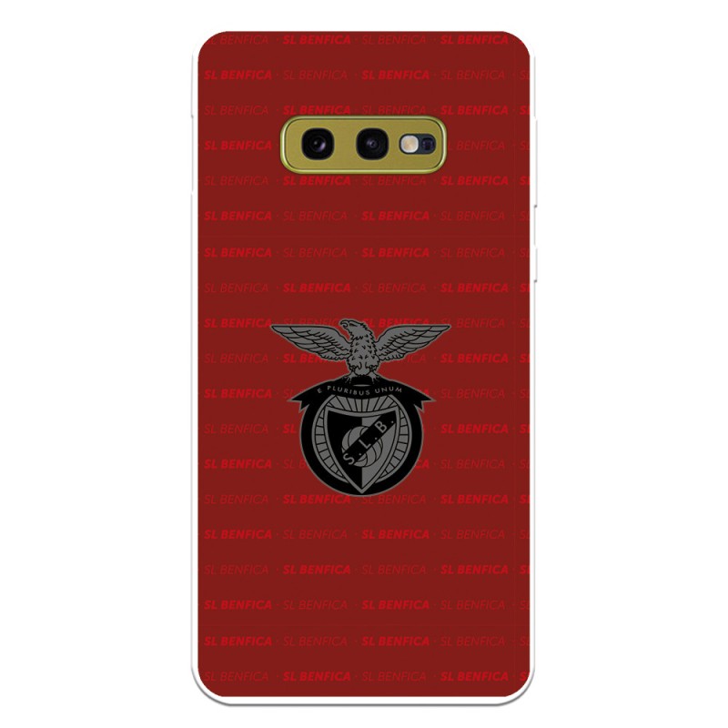 Funda para Samsung Galaxy S10e del Escudo Fondo Granate  - Licencia Oficial Benfica