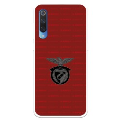 Funda para Xiaomi Mi 9 del Escudo Fondo Granate  - Licencia Oficial Benfica