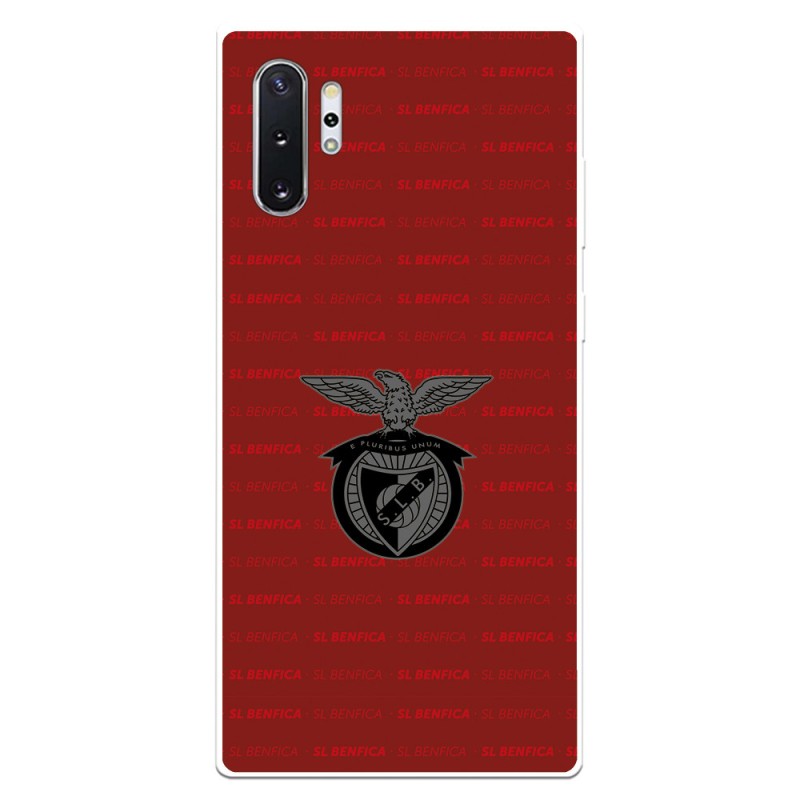 Funda para Samsung Galaxy Note10 Plus del Escudo Fondo Granate  - Licencia Oficial Benfica