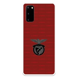 Funda para Samsung Galaxy S20 del Escudo Fondo Granate  - Licencia Oficial Benfica