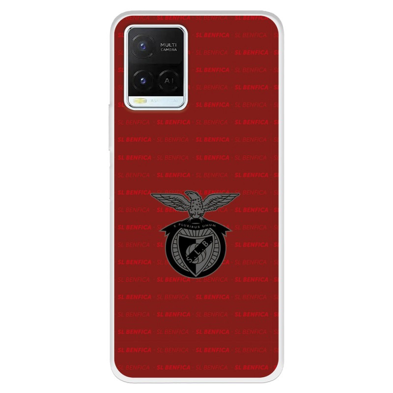 Funda para Vivo Y21S del Escudo Fondo Granate  - Licencia Oficial Benfica