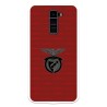 Funda para LG K10 4G del Escudo Fondo Granate  - Licencia Oficial Benfica