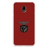 Funda para Samsung Galaxy J3 2017 Europeo del Escudo Fondo Granate  - Licencia Oficial Benfica