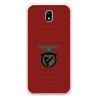 Funda para Samsung Galaxy J7 2017 Europeo del Escudo Fondo Granate  - Licencia Oficial Benfica