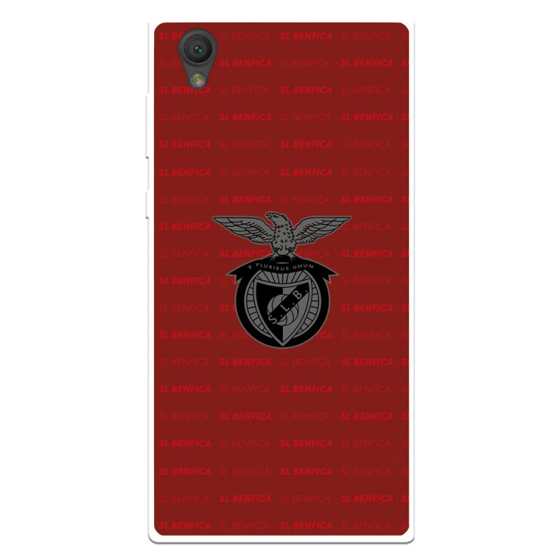 Funda para Sony Xperia L1 del Escudo Fondo Granate  - Licencia Oficial Benfica