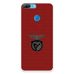 Funda para Honor 9 Lite del Escudo Fondo Granate  - Licencia Oficial Benfica