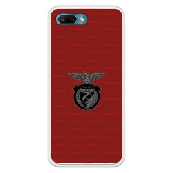 Funda para Honor 10 del Escudo Fondo Granate  - Licencia Oficial Benfica