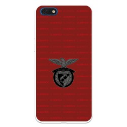 Funda para Honor 7S del Escudo Fondo Granate  - Licencia Oficial Benfica