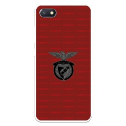 Funda para Xiaomi Redmi 6A del Escudo Fondo Granate  - Licencia Oficial Benfica