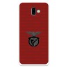 Funda para Samsung Galaxy J6 Plus del Escudo Fondo Granate  - Licencia Oficial Benfica