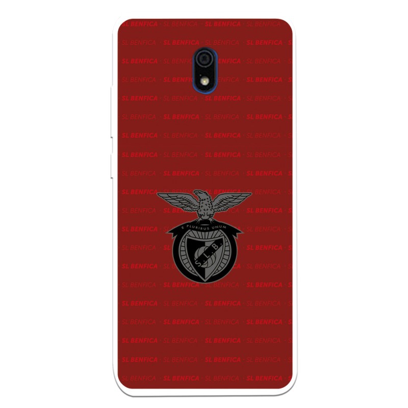 Funda para Xiaomi Redmi 8A del Escudo Fondo Granate  - Licencia Oficial Benfica