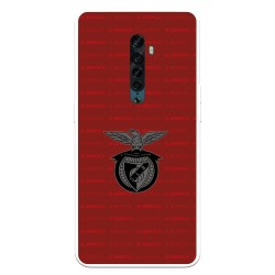 Funda para Oppo Reno2 del Escudo Fondo Granate  - Licencia Oficial Benfica